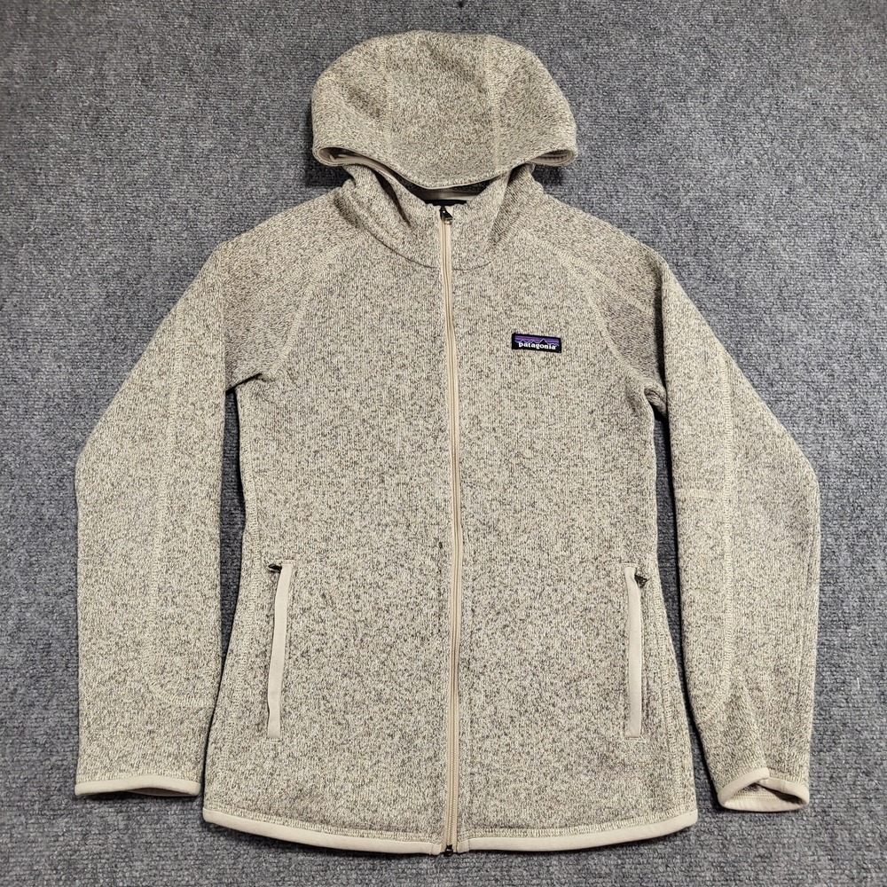 PATAGONIA Women's Gray "Better Sweater" Full Zip Hoody Fleece Jacket Sz X-Small
